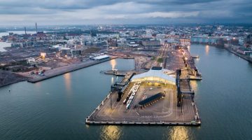 Helsinki, Finland from the sky