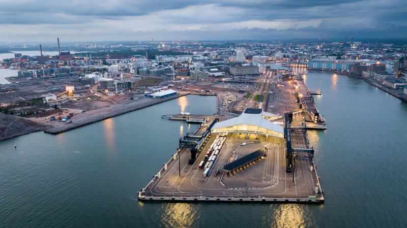 Helsinki, Finland from the sky