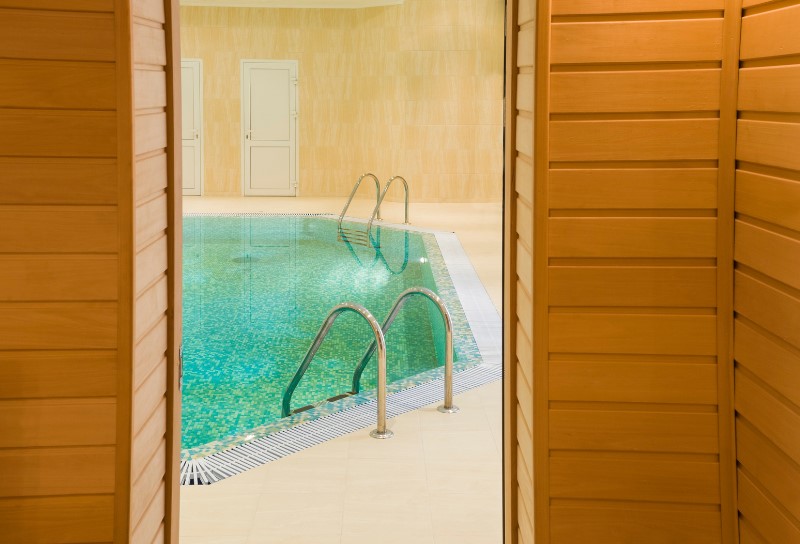 swimming pool, sauna, and massage