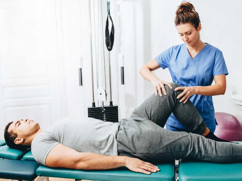 spa treatment after knee surgery