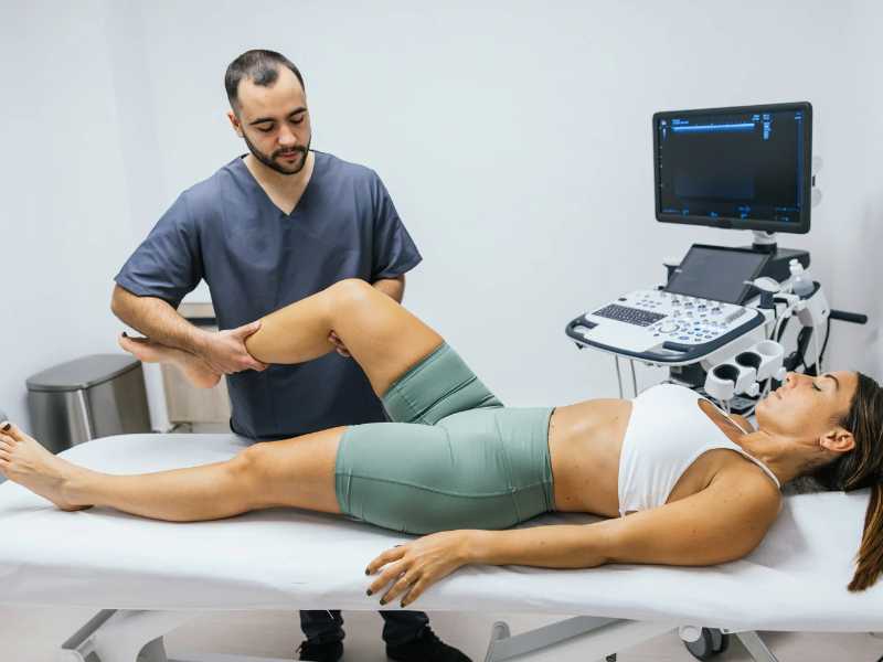 spa treatment after knee surgery